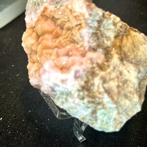 Cobalto calcite from Morocco 132 g pink peach crystals. Johnny.